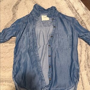 Abercrombie & Fitch Classic Blue Denim Shirt